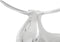 vidaXL - Stier - Sculptuur - Zilver - 37x44x17 - cm - Aluminium