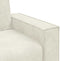 vidaXL - Tweezitsbank - 140 - cm - fluweel - crèmekleurig