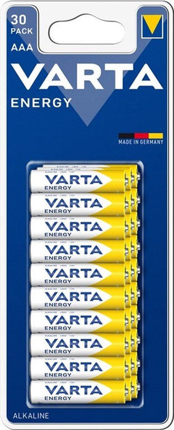 Varta 04103 229 630 - AAA (LR03) Energy batterijen - 30 stuks (30 stuks)