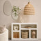 D - Light & Living - Schaal BABUR - Ø50x9cm - Grijs - Set van 2