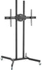 Tv standaard beeldscherm portrait landscape - tv beurs statief verrijdbaar - 170 cm hoog