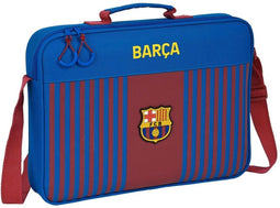 Schooltas F.C. Barcelona Kastanjebruin Marineblauw (38 x 28 x 6 cm)
