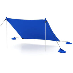 Coast Strandtent - Draagbaar - Anti-UV UPF50+ - 300x300cm - Blauw