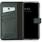 Selencia Galaxy A21s - Echt Lederen Bookcase - 3 Pashouders - Groen