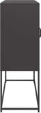 vidaXL - Dressoir - 100,5x39x107 - cm - koudgewalst - staal - zwart