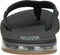 Reef Fanning Low - Heren Slippers - Rubber zool - Zwart - Maat 42