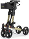 Lichtgewicht Rollator Dubbel Opvouwbaar - Champagne