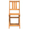 vidaXL - Vouwbare - Tuinstoelen - 2 - stuks - 36x46x85 - cm - Massief - Acaciahout