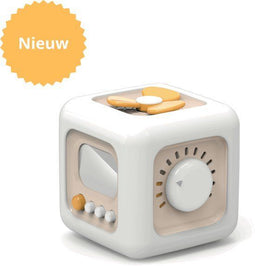 Daily Solutions® DS16-23 - Leerkubus - Educatief sensorisch speelgoed - Wit/Geel