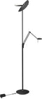 Steinhauer Exclusive - vloerlamp - Zenith2 - zwart - kunststof metaal - design lamp - LED - 4390ZW
