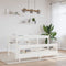 vidaXL - Halbankje - 160x28x45 - cm - massief - grenenhout - wit