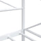 vidaXL - Slaapbank - zonder - matras - 90x190 - cm - staal - wit