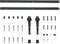 vidaXL - Schuifdeur - met - beslag - 85x210 - cm - massief - grenenhout