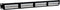 Phasak PU 2421 - Patch Panel - 24 UTP-Poorten Cat 6 - Zwart