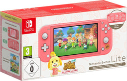 Nintendo Switch Lite - Console bundel - Animal Crossing: New Horizons geïnstalleerd - Roze