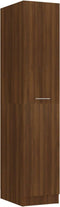 vidaXL - Apothekerskast - 30x42,5x150 - cm - bewerkt - hout - bruin - eikenkleur