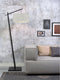 GOOD&MOJO Vloerlamp Andes - Zwart/Naturel - 72x47x176cm - Scandinavisch,Bohemian - Staande lampen voor Woonkamer - Slaapkamer