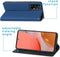 iMoshion Hoesje Geschikt voor Samsung Galaxy A72 Hoesje Met Pasjeshouder - iMoshion Slim Folio Bookcase - Donkerblauw