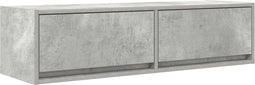 vidaXL - TV-kast - Beton - Grijs - 100x31x25,5 - cm - Bewerkt - Hout