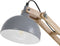SALADO - Bureaulamp - Grijs - Rubberhout