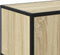 vidaXL - Tv-meubel - 120x35x41 - cm - bewerkt - hout - metaal - sonoma - eikenkleurig