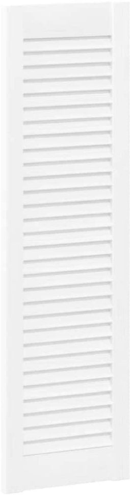 vidaXL - Kastdeur - louvre - design - 99x29,5 - cm - wit