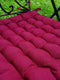 SVJ Stoelkussens Vierkant - 43 x 40 x 3 cm - Katoen - Rood - Set van 4