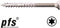 PFS Houtbouwschroef 5x70 Torx RVS 200st