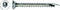 PFS+ | Spaanplaatschroef PFS+ VZK-T Ø 4,0x60 Zn - 200 stuks