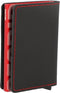 SECRID SLIMWALLET MATTE BLACK & RED