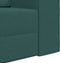 vidaXL - Vloersofa - Bed - 2-in-1 - Donkergroen - 245x150x60.5 - cm