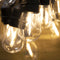 Solar lichtsnoer 10 meter 10 lampjes met hangende fitting, 3W zonnepaneel