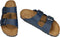 Birkenstock Arizona - Slippers - Orthopedisch voetbed - Donkerblauw