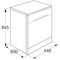Etna VWV147SWIT - Vaatwasser - 9 couverts - Wit
