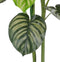 Mica Decorations Caladium - Kunstplant in Bloempot - H100 x Ø50 cm - Lichtgroen