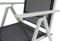 909 Outdoor - Tuinstoelen - Set van 2 - Verstelbare Rugleuning - Inklapbaar - Zitstoelen - Aluminium