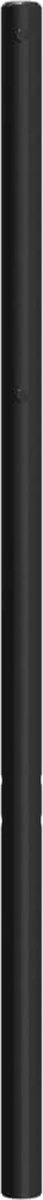 vidaXL - Hoofdbord - 107 - cm - metaal - zwart