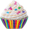 Intex Luchtbed Cupcake 142x135 cm