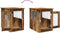 vidaXL - Hondenbench - 45x62x59 - cm - bewerkt - hout - oud - houtkleurig