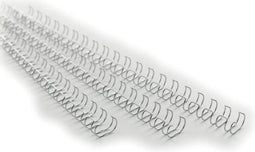 GBC - Draadrug 8mm US/21rings A4 zilver 100 stuks
