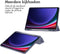 imoshion Tablet Hoes - Geschikt voor Samsung Galaxy Tab S9 11.0 inch - Trifold Hardcase Bookcase - Paars