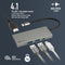NGS WONDER DOCK4 PRO - USB Hub - 5 Gbps - Aluminium