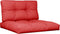 vidaXL - Palletkussens - 2 - st - stof - rood