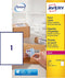 Avery L7167B-100 BlockOut zelfklevende etiketten QuickPeel, ft 199,6 x 289,1 mm (b x h), 100 etikett