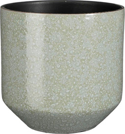 Mica Decorations Sebastian Bloempot - 30x30x29 cm - Terracotta - Grijs