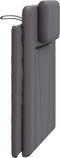 vidaXL - Hoofdbordkussen - 90 - cm - kunstleer - grijs