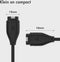 iMoshion USB-A oplaadkabel - Geschikt voor de Garmin Forerunner, Fenix, Instinct, EPIX, Venu, Vivomove, Vivosport & Vivoactive - Smartwatch Cable Oplader - 1 meter