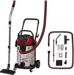 Einhell TE-VC 2340 SACL - Cilinderstofzuiger - 1900 W - 40L - Zwart Rood Zilver