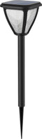 Philips Vapora - Sokkellamp op zonne-energie - LED met schemersensor - Zwart