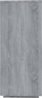vidaXL - Dressoir - 120x30x75 - cm - bewerkt - hout - grijs - sonoma - eikenkleurig